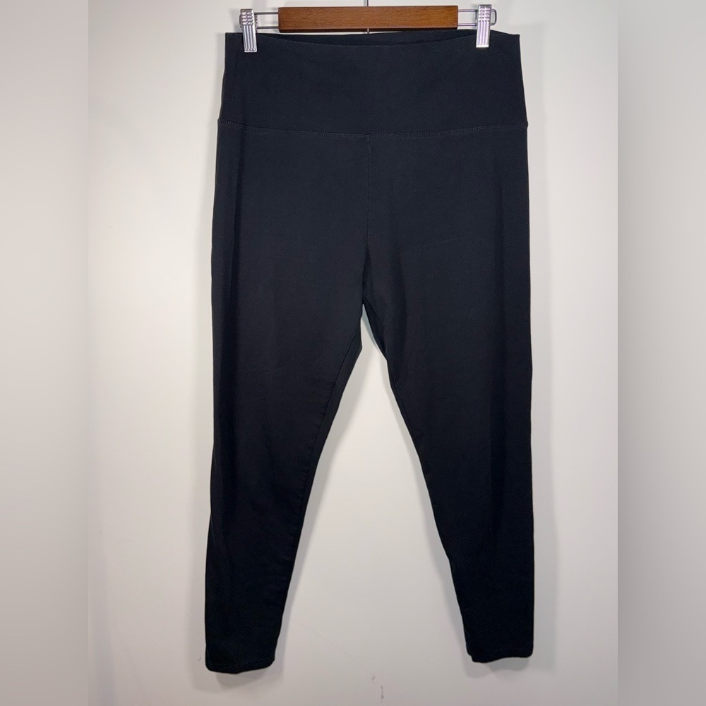 Aerie Black Active High Rise Ankle Leggings women size XL